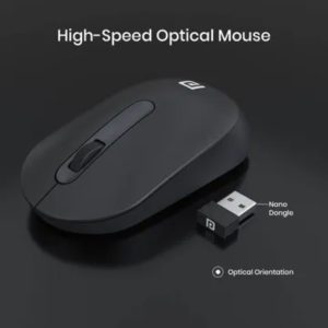 Portronics Toad 13 Wireless Mouse-Black