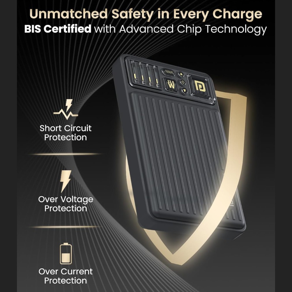 Portronics Luxcell Bind Mini Power Bank 10K - Image 4