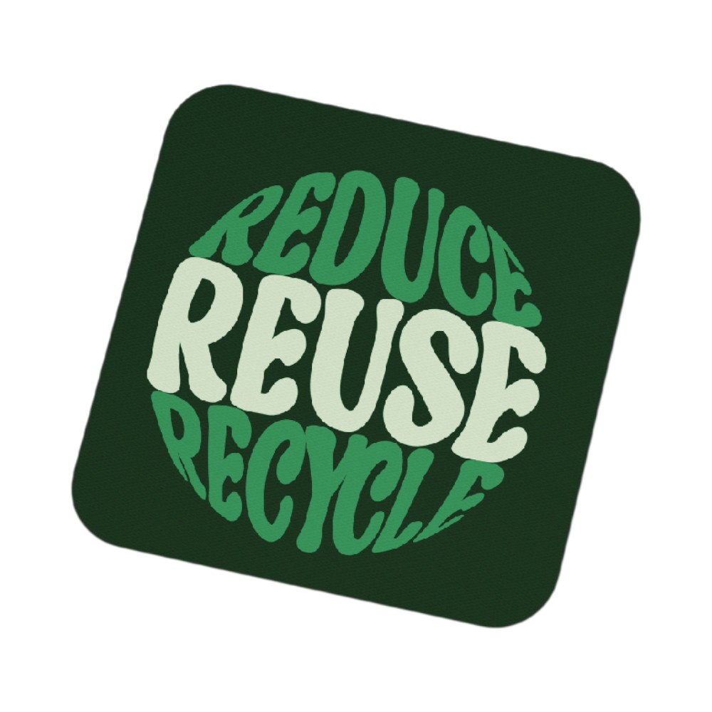RRR Vibes Coaster with Foam - Square - 9 x 9 cm - Image 20