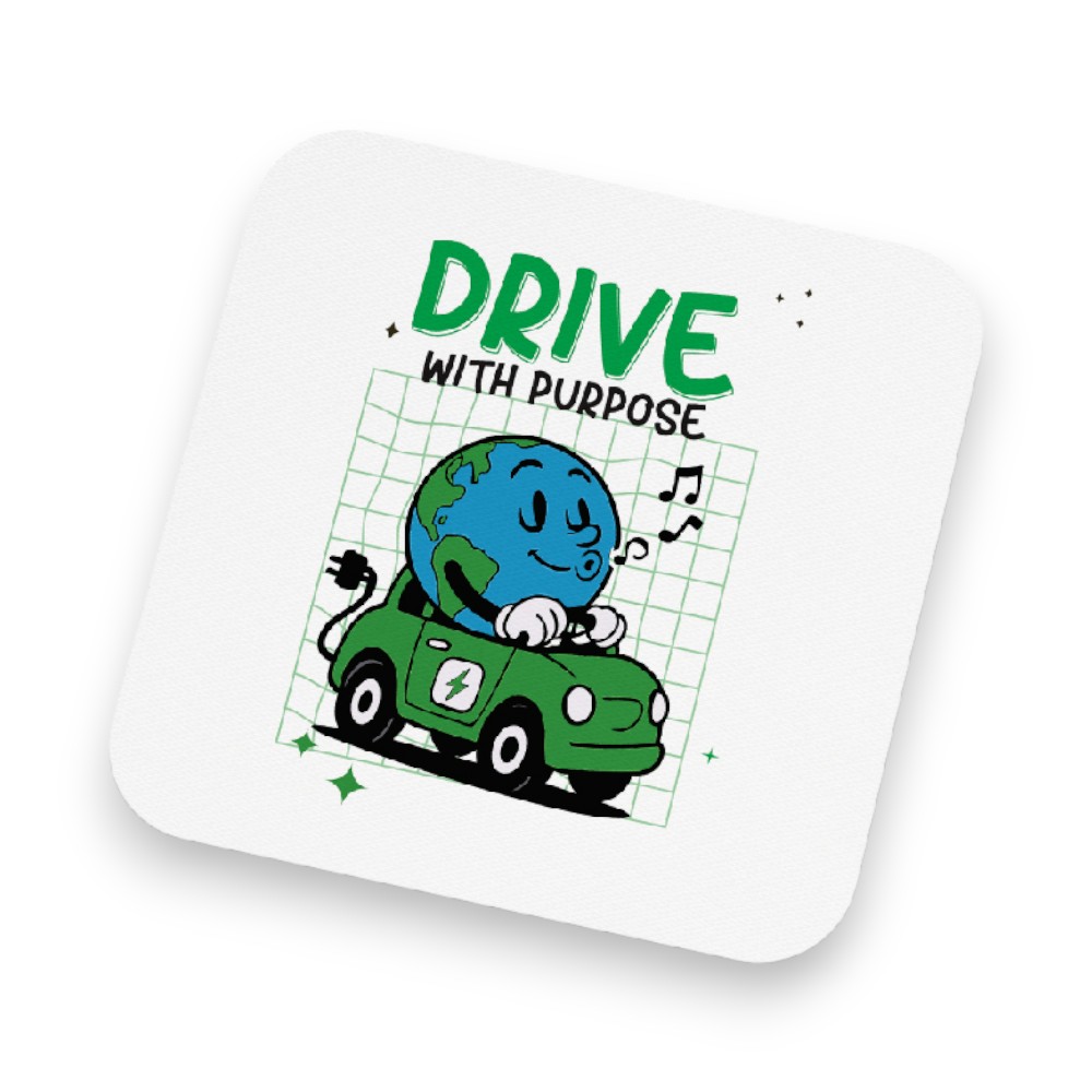 RRR Vibes Coaster with Foam - Square - 9 x 9 cm - Image 8