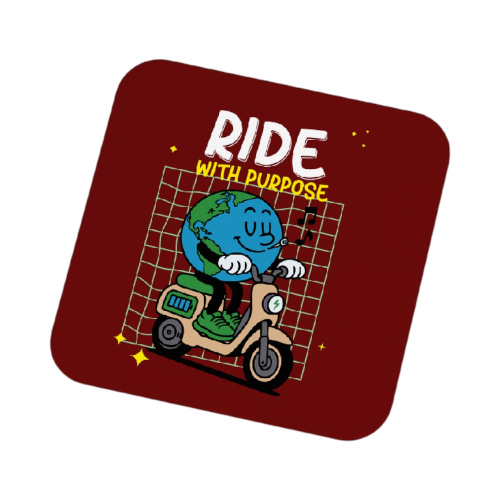 RRR Vibes Coaster with Foam - Square - 9 x 9 cm - Image 10