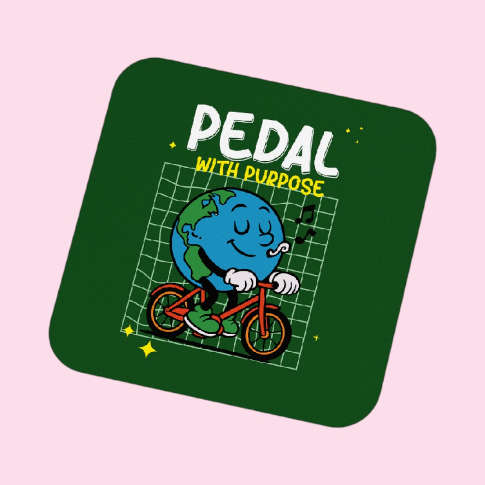 RRR Vibes Coaster with Foam - Square - 9 x 9 cm - Image 12