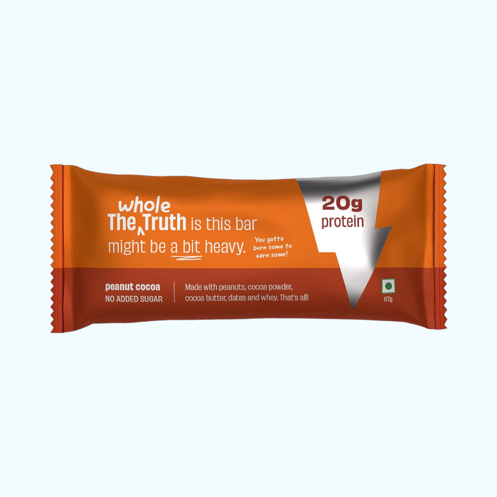 The Whole Truth Double Cocoa Protein Bar-67g - Image 8
