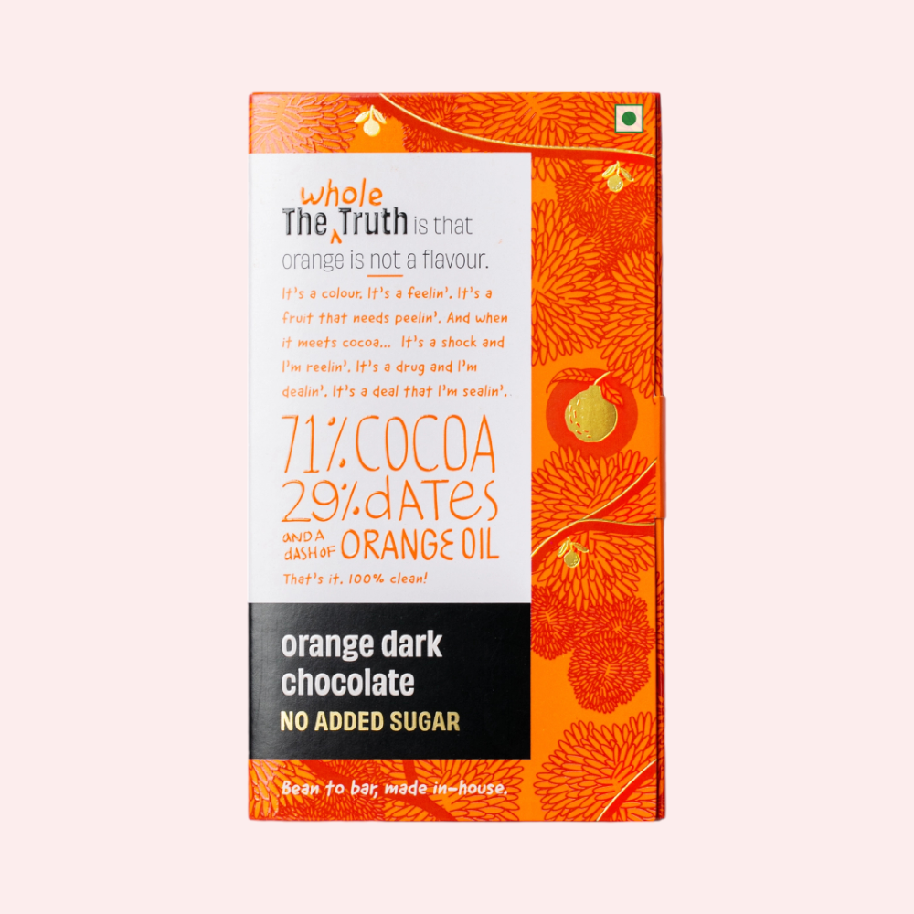 The Whole Truth 55% Dark Chocolate Sweetened with Dates-80g - Image 7