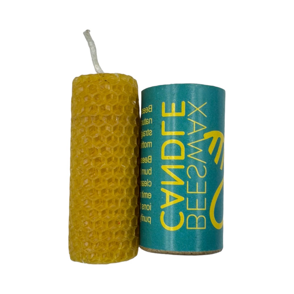 Beeswax Candle- Yellow - Image 5