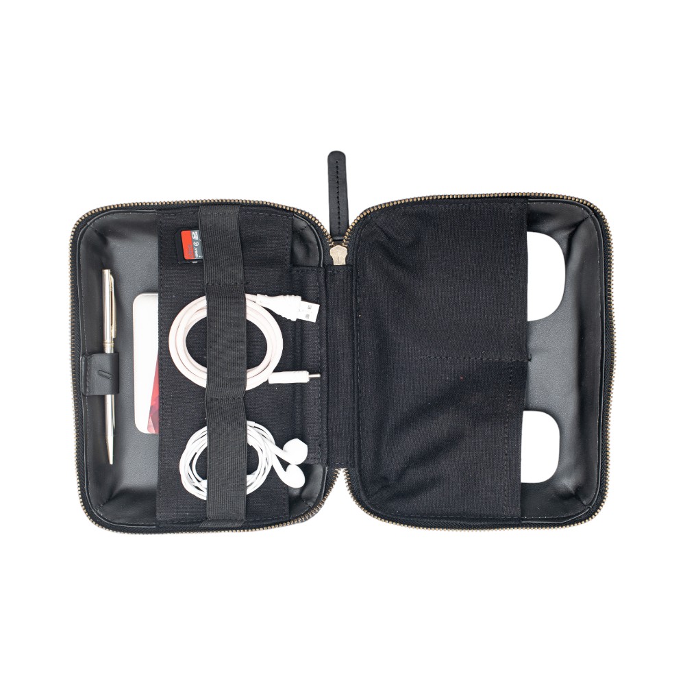 Ally PU Tech Pouch -Black - Image 5