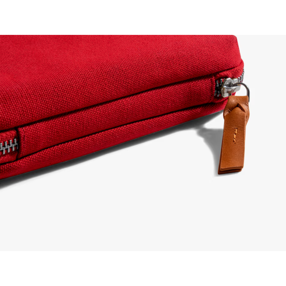 Daily Object Marshal Tech Kit Organiser- Cotton-Canvas-Black with Red - Image 15