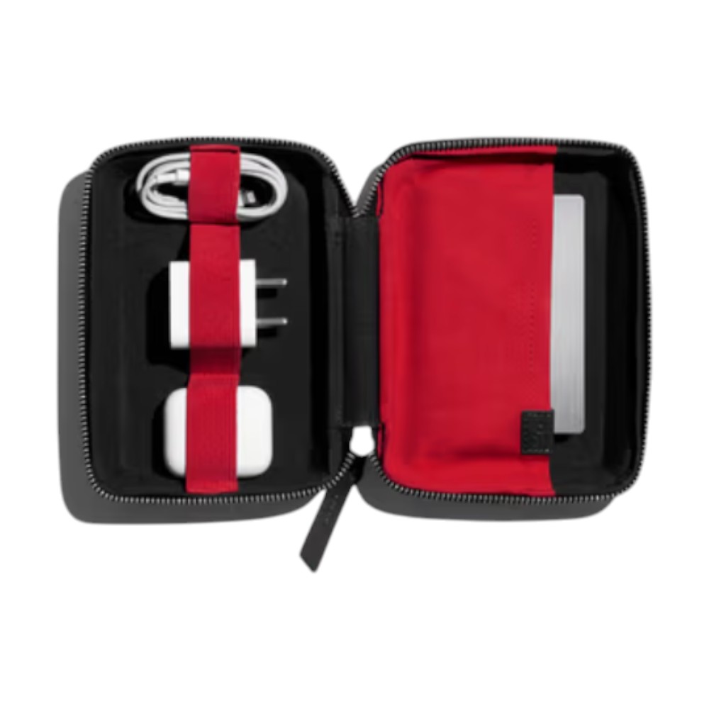 Daily Object Marshal Mini Tech Kit Organiser-Leatherite-Red - Image 19