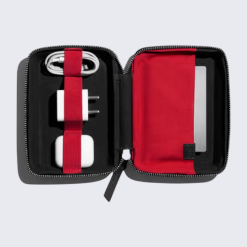 Daily Object Marshal Mini Tech Kit Organiser-Leatherite-Red - Image 22