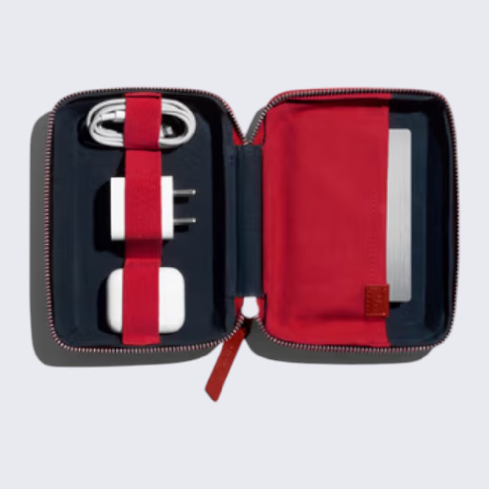 Daily Object Marshal Mini Tech Kit Organiser-Leatherite-Red - Image 32