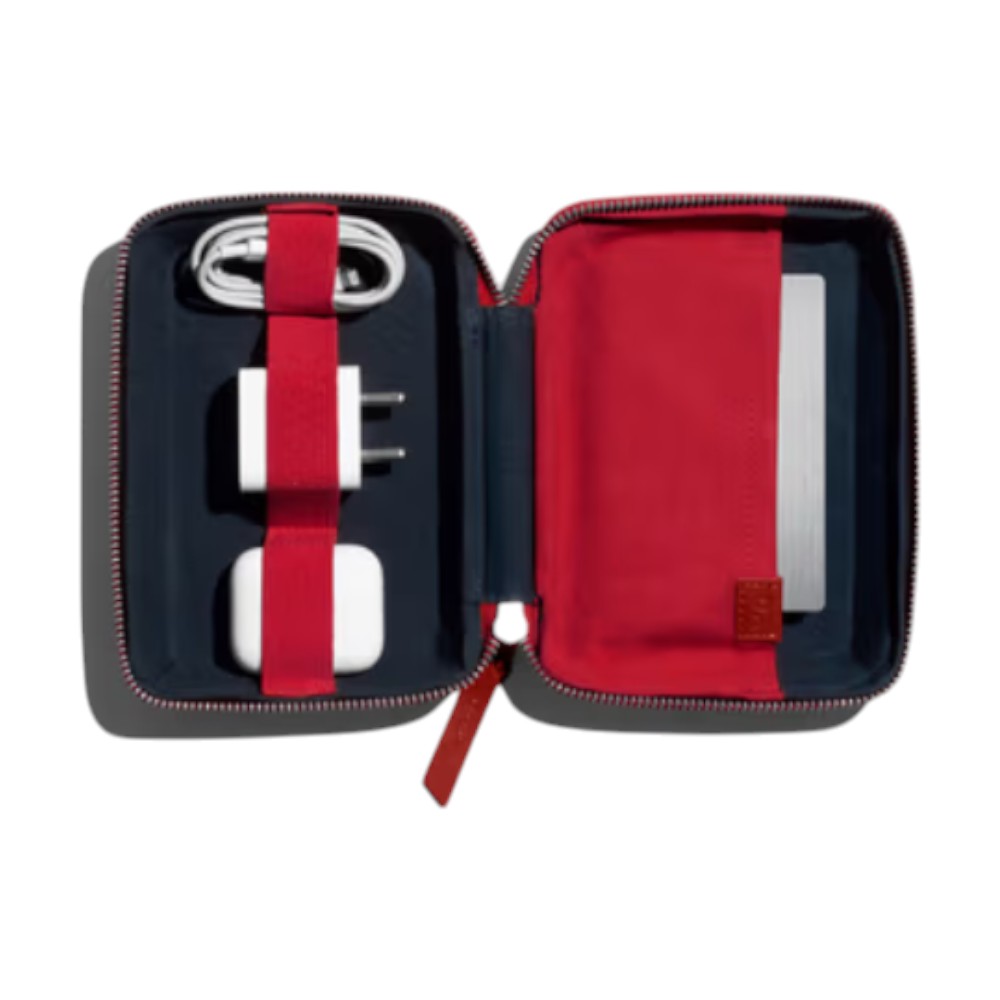 Daily Object Marshal Mini Tech Kit Organiser-Leatherite-Red - Image 28