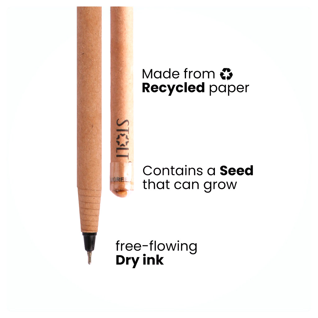 Eco Go Pen- Natural Brown - Image 3
