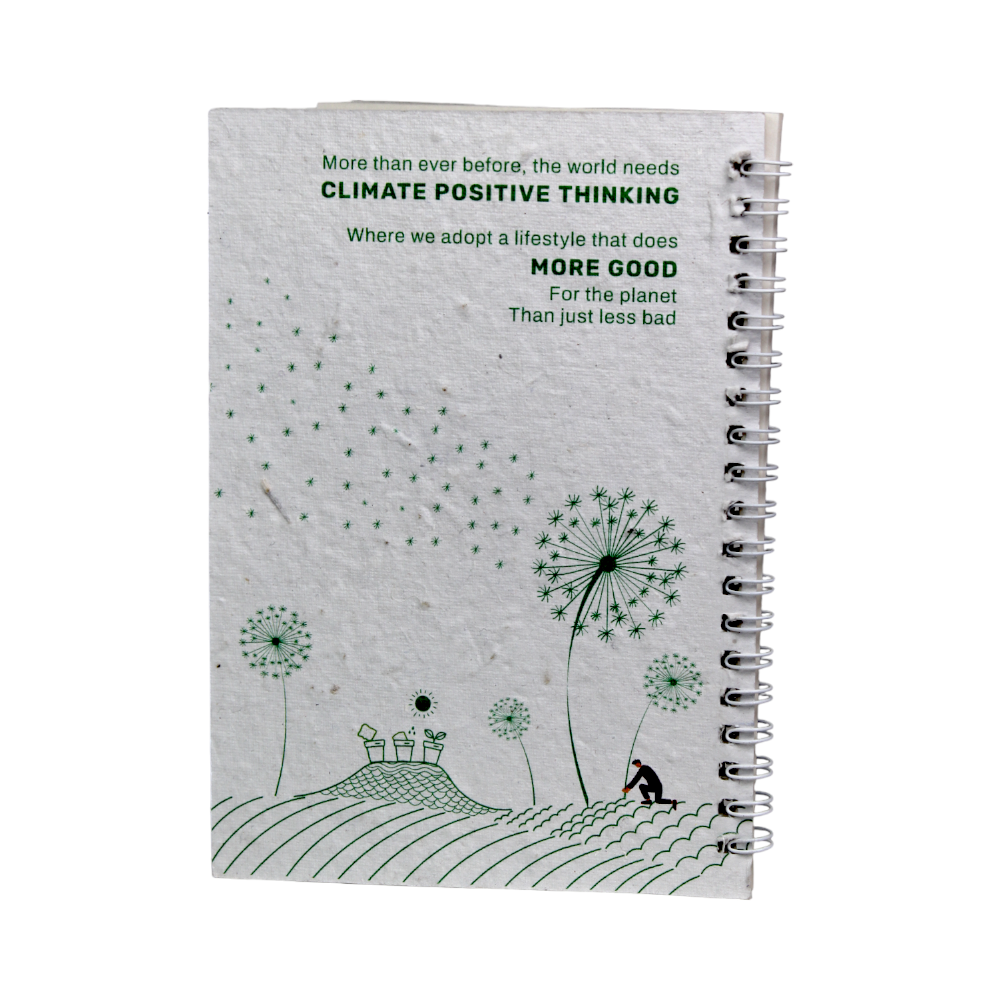 Eco wired Plantable Notepad : 5"x7": 72 Pages - Image 6