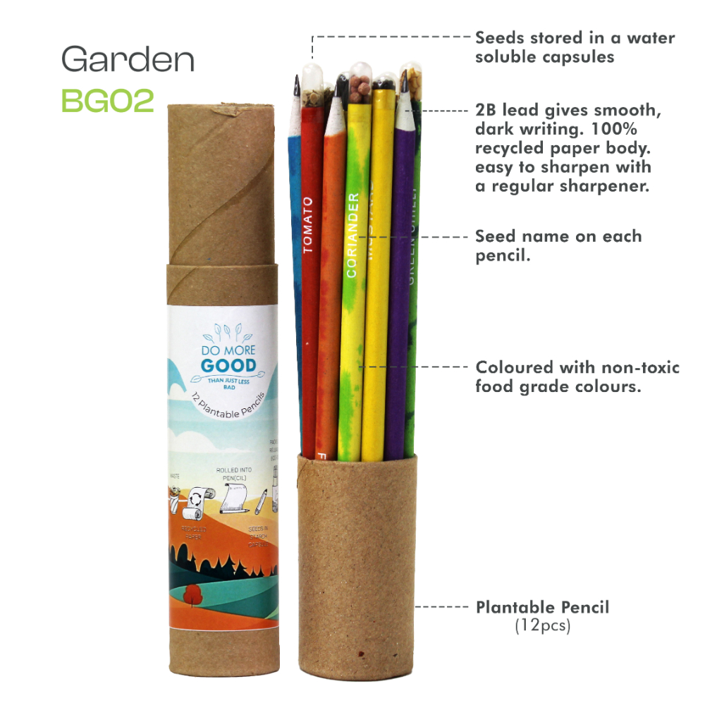 Garden Seed Pencil Set : 12pc - Image 2