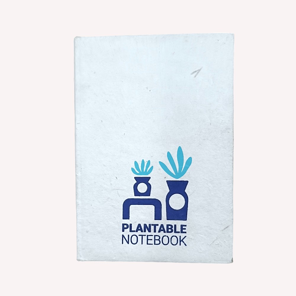 Eco Notes Plantable Hard Bound Dairy : A5 - White -192 Pages - Image 3