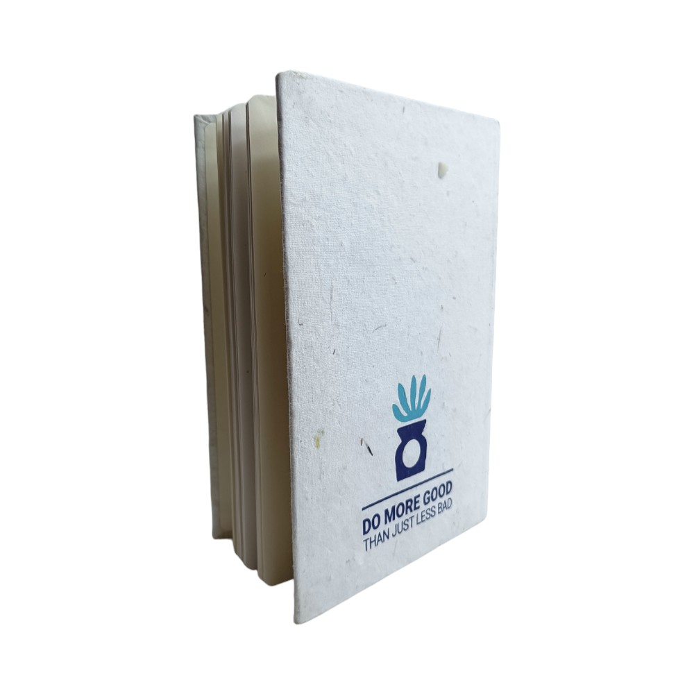 Eco Notes Plantable Hard Bound Dairy : A5 - White -192 Pages - Image 2