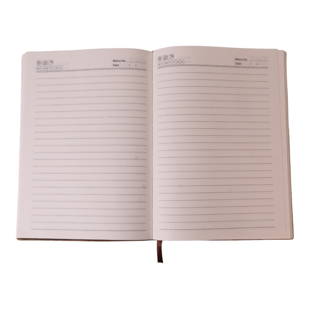 Cork Eco Friendly A5 Notebook- Natural Brown - Image 5