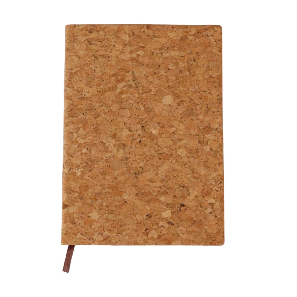 Cork Eco Friendly A5 Notebook- Natural Brown