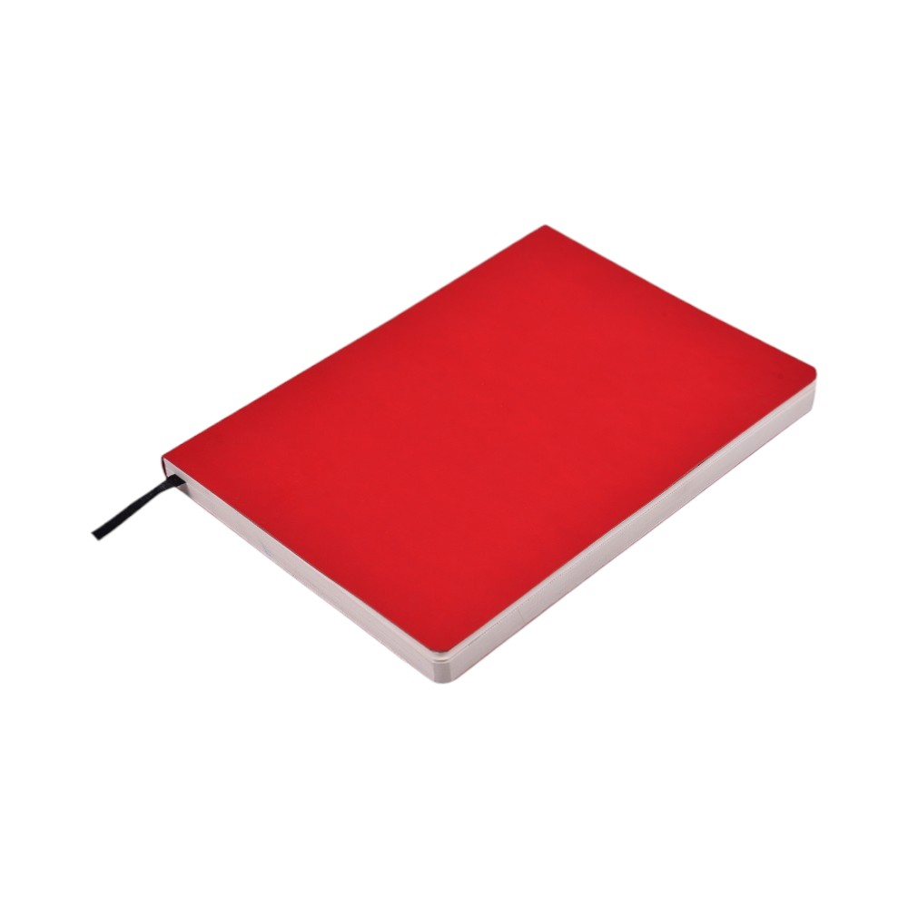 Softy Notebook- Red- A5- 96 Sheets - Image 5
