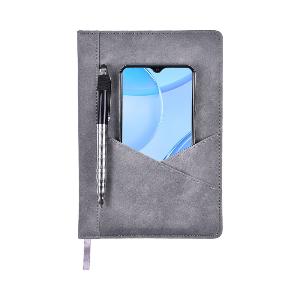 Vector Notebook- Grey- A5- 196 Pages