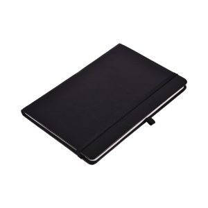 Optima Notebook- Black- A5- 96 Sheets