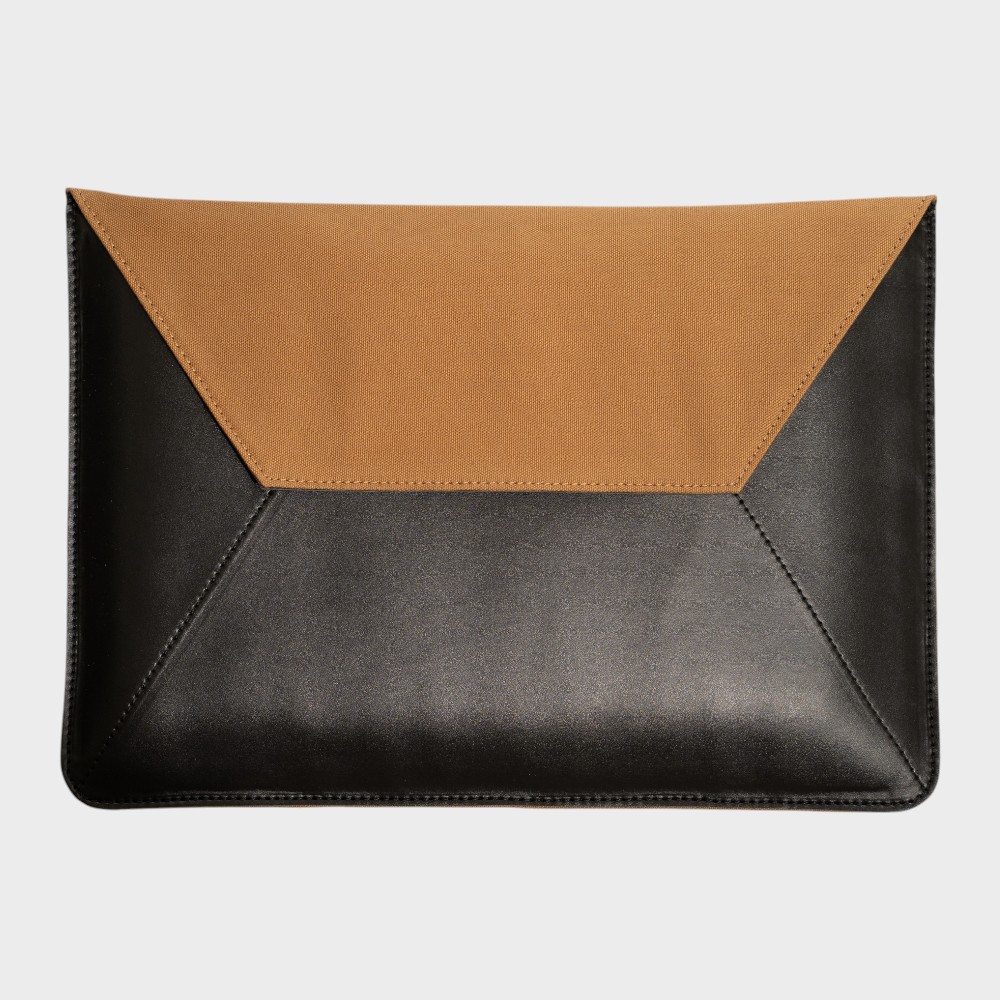 Bryan Laptop Sleeve- Black with Grey - Image 5