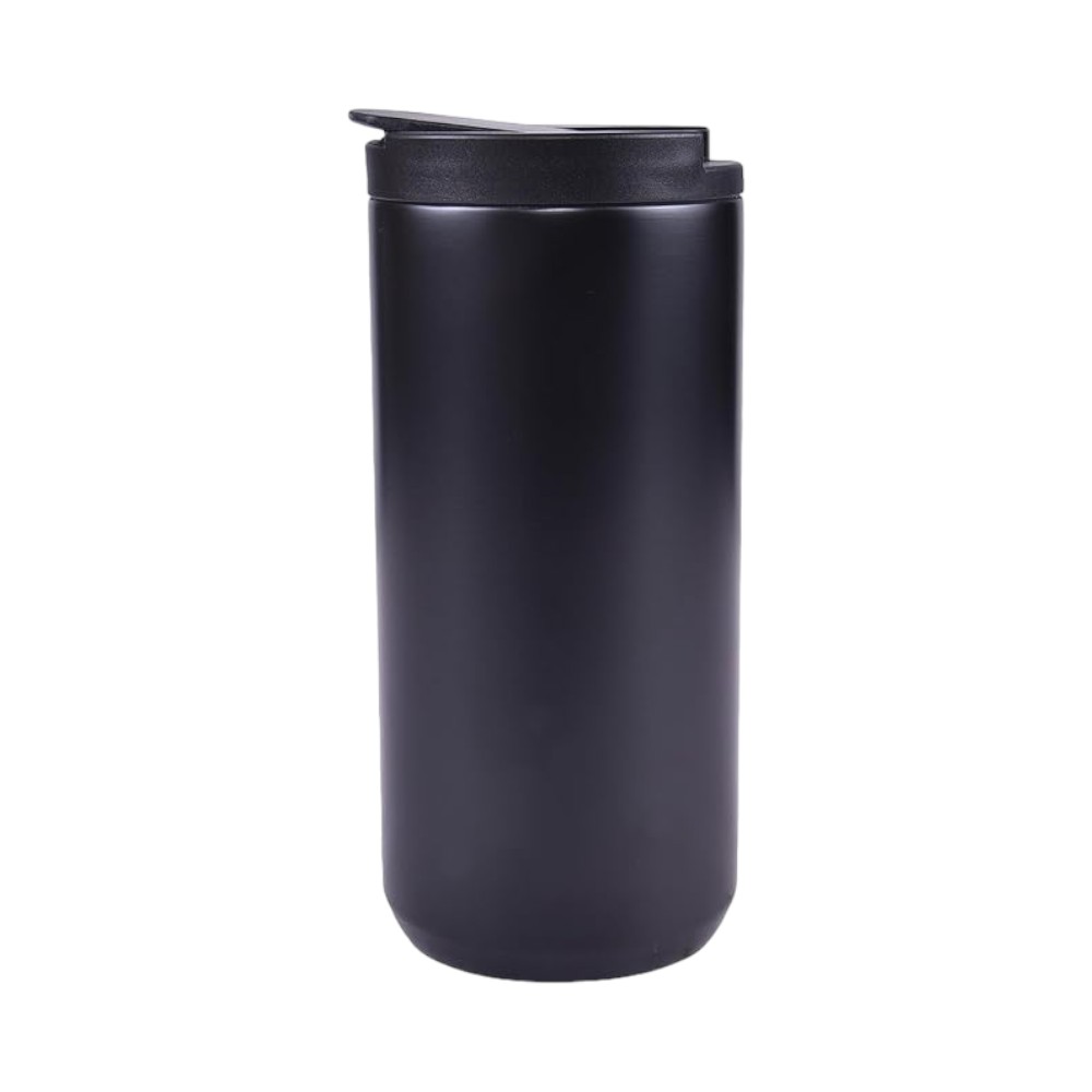 Kofy Stainless Steel Travel Mug- Black- 350ml - Image 7